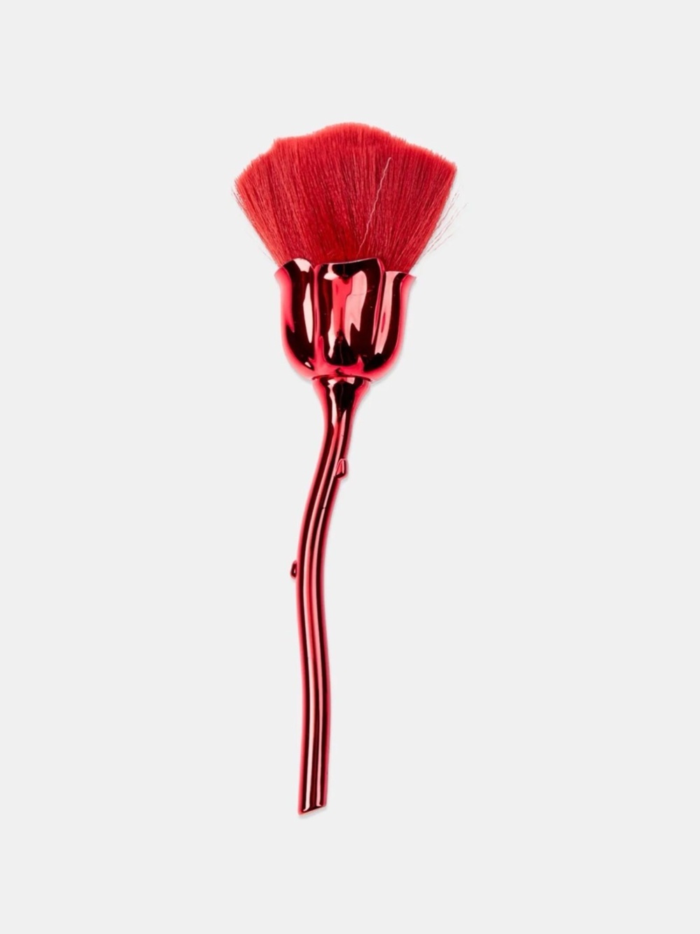 Rose Shaped Blush Brush - Red